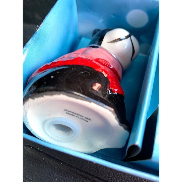 St. Nicholas Square Dogs Salt & Pepper Shaker Set Holiday Cheer NEW - Picture 4 of 5